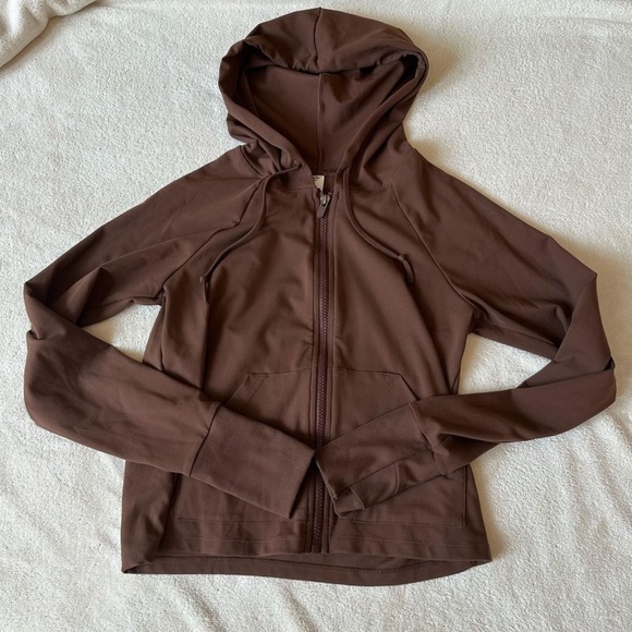 Fabletics Tops - Brown Fabletics Athletic Jacket